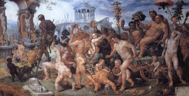 Maerten van heemskerck Triumph of Bacchus china oil painting image